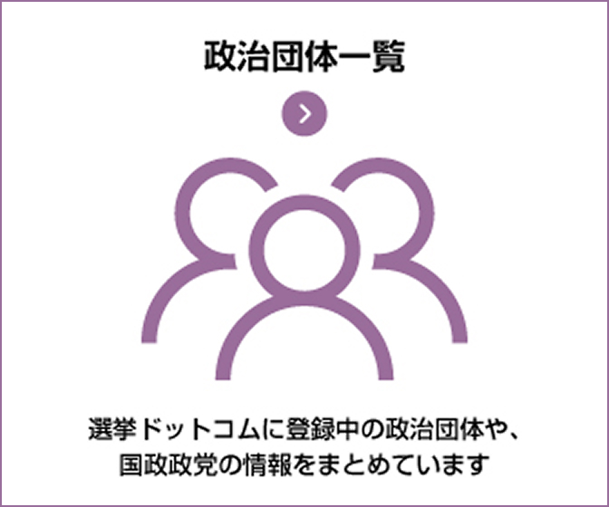 政治団体一覧バナー